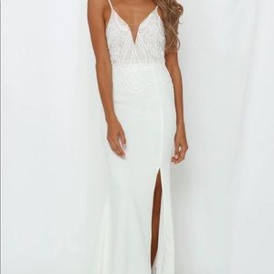I Come Alive Maxi Dress White Hello Molly